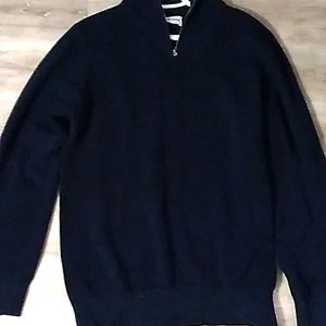 Navy blue men's sweater